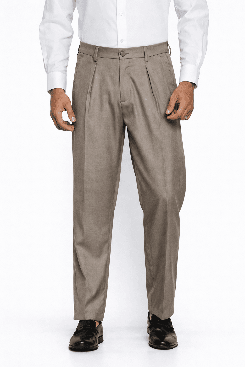 Pleated Office Trousers